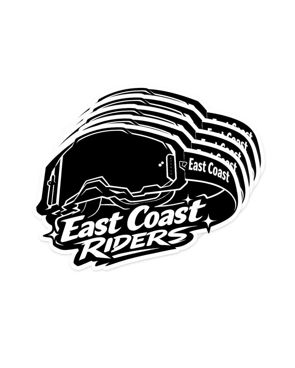 East Coast Riderss Stickers - (5 Pack)