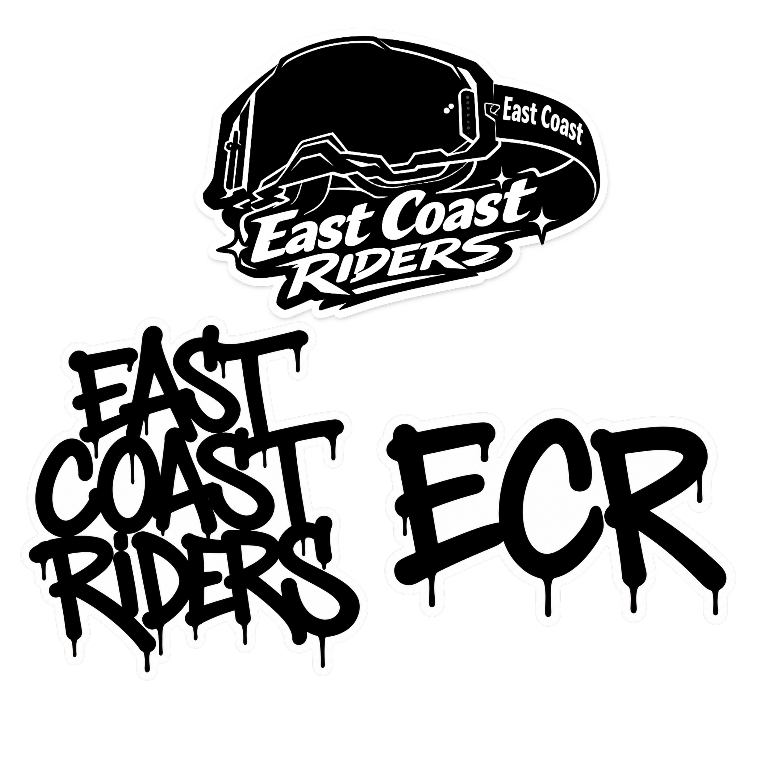 East Coast Riders Stickers Variety Pack